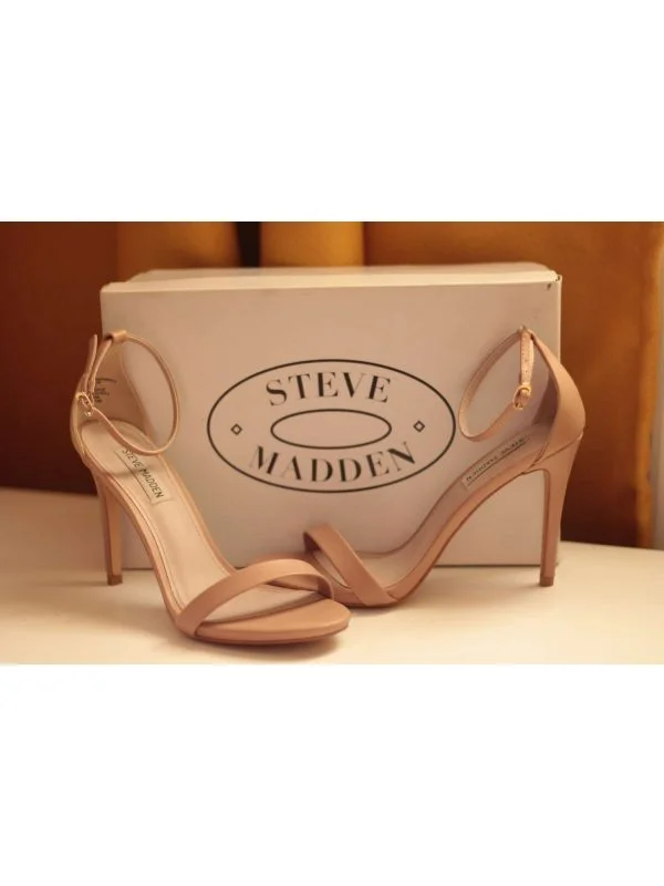 Sandale cu toc Steve Madden EU 39 | Bej, Piele ecologică - Image 3