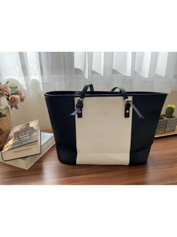 Geantă de mână Michael Kors | Negru, Piele ecologică - Image 3