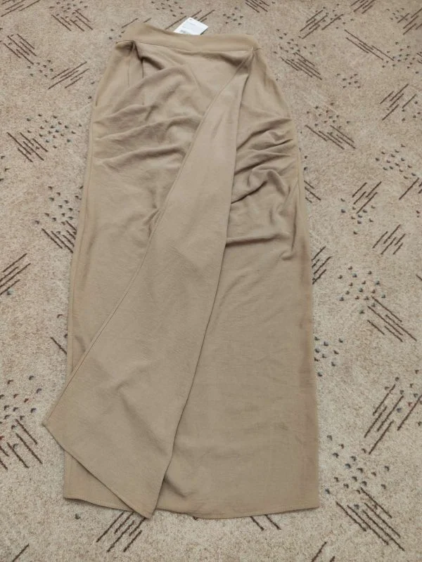 Fustă Zara L | Bej, Maxi, Poliester - Image 9