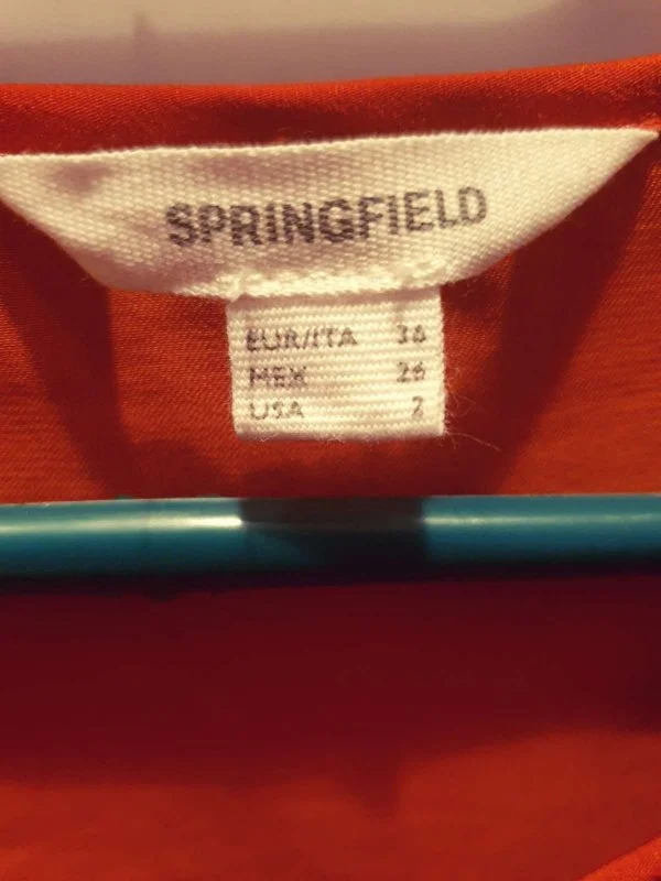 Bluză Springfield EU 36 | Maro, Normal, Poliester - Image 4