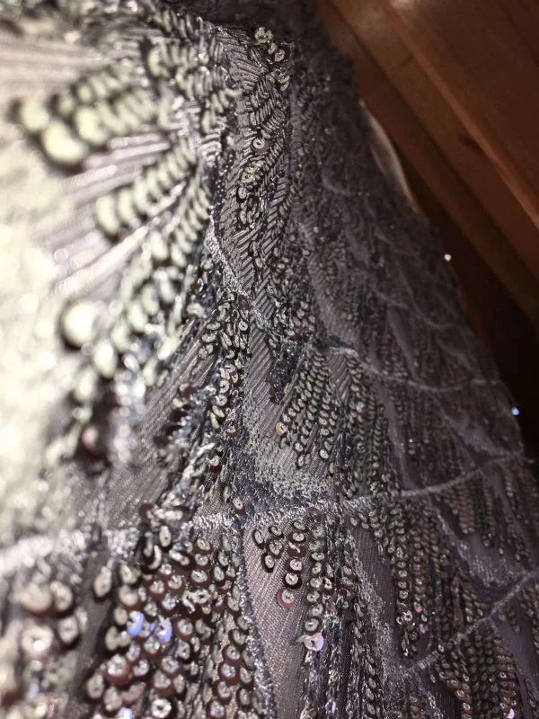 Rochie de seară Zara EU 38 | Gri, Mini, Nailon - Image 4