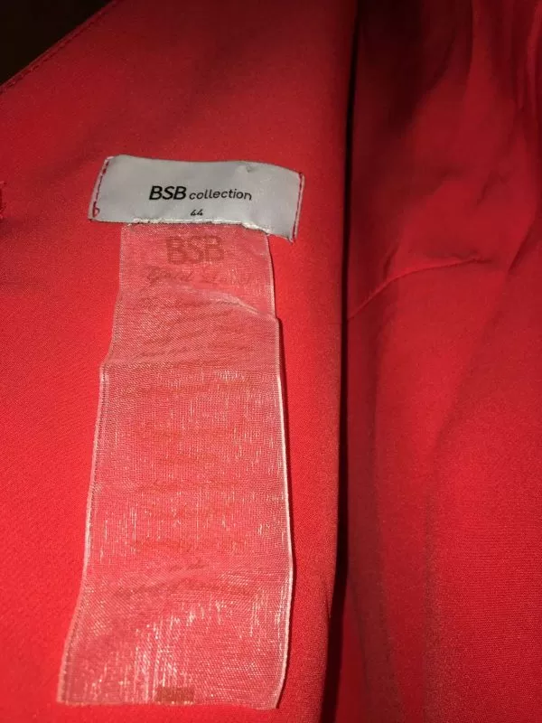 Rochie de seară Bsb Collection EU 44 | Roșu, Maxi, Poliester - Image 5
