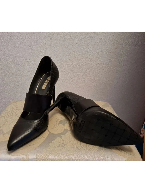 Pantofi cu toc înalt Il Passo EU 40 | Negru, Piele naturală - Image 5