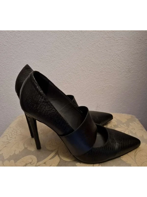 Pantofi cu toc înalt Il Passo EU 40 | Negru, Piele naturală - Image 6