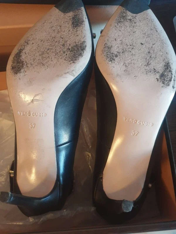 Pantofi cu toc înalt Musette EU 37 | Negru, Piele naturală - Image 5