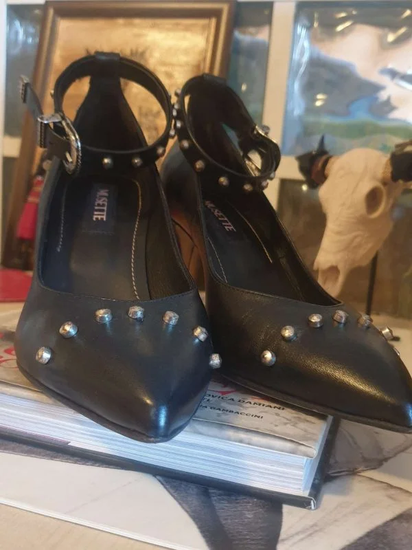 Pantofi cu toc înalt Musette EU 37 | Negru, Piele naturală - Image 6