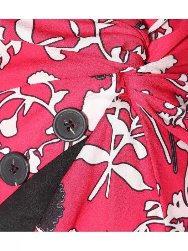 Rochie de seară Self-Portrait XS | Roz, Midi, Poliamidă - Image 4
