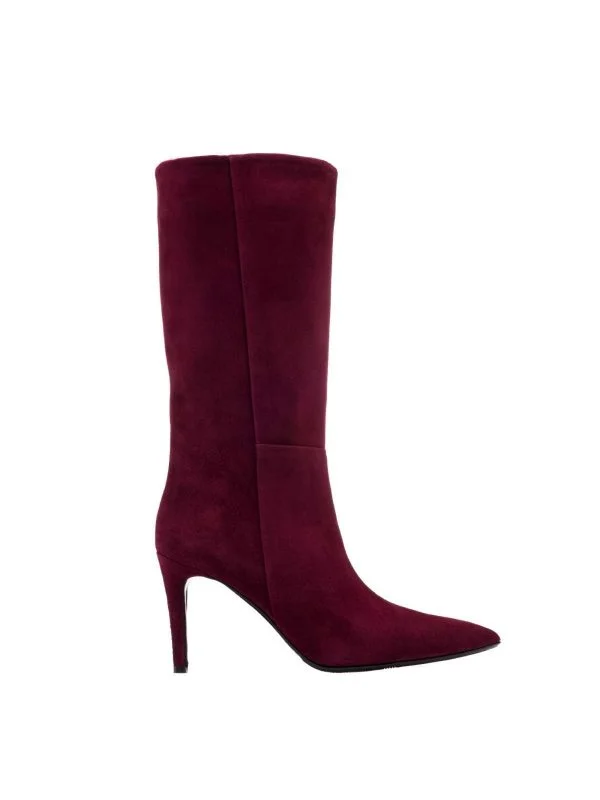 Cizme Musette EU 36 | Burgundy, Piele naturală