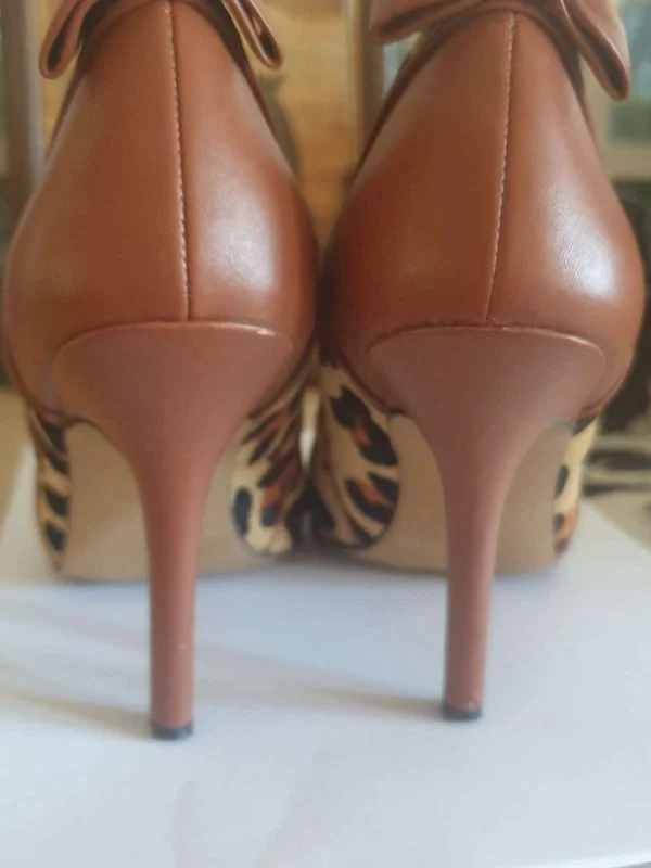 Pantofi cu toc înalt JESSICA SIMPSON EU 36.5 | Cărămiziu - Image 3