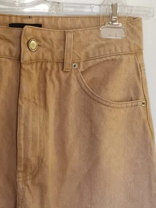 Blugi Vero Moda S-M | Bej, Lungi, Bumbac - Image 7