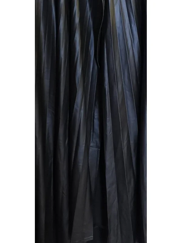 Fustă Zara S | Negru, Midi, Piele ecologică - Image 8