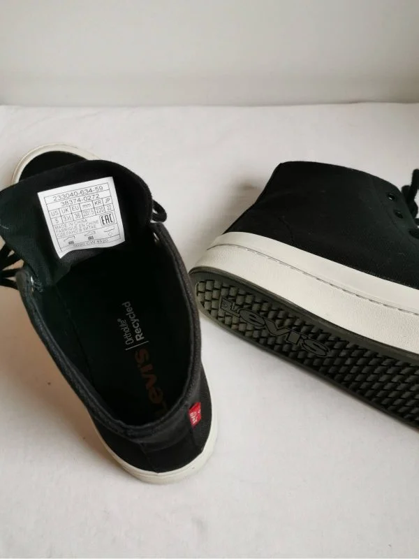 Sneakers Levi's EU 36 | Negru, Pânză - Image 8