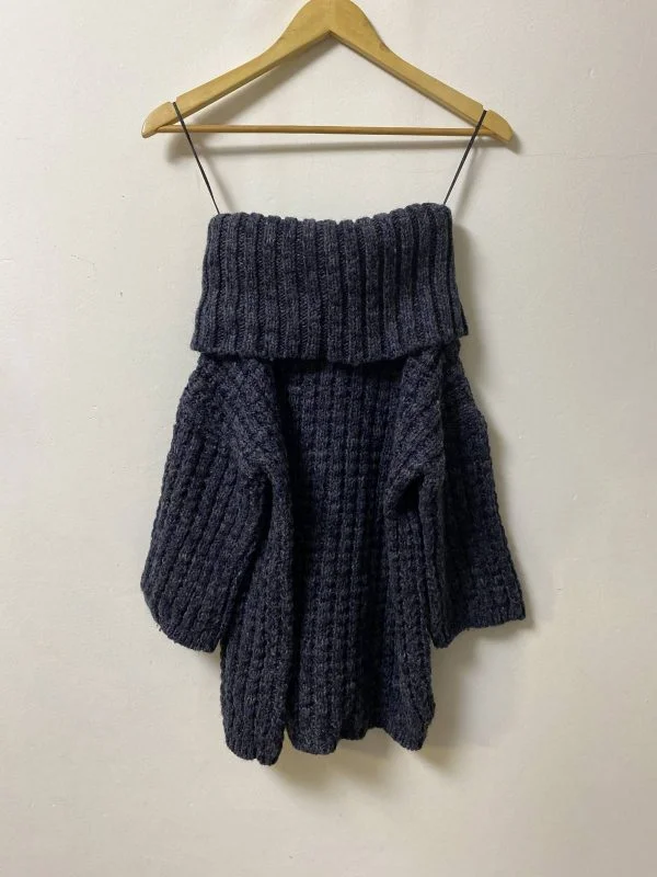 Pulover Massimo Dutti S | Albastru, Normal, Regular fit, Acrilic - Image 3