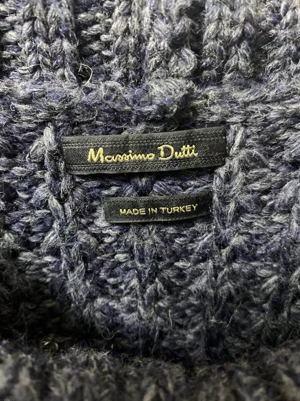 Pulover Massimo Dutti S | Albastru, Normal, Regular fit, Acrilic - Image 5