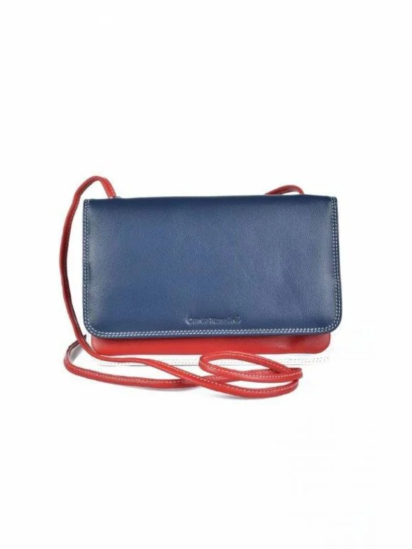 Poșetă CARLA ROSSINI | Multicolor, Piele naturală
