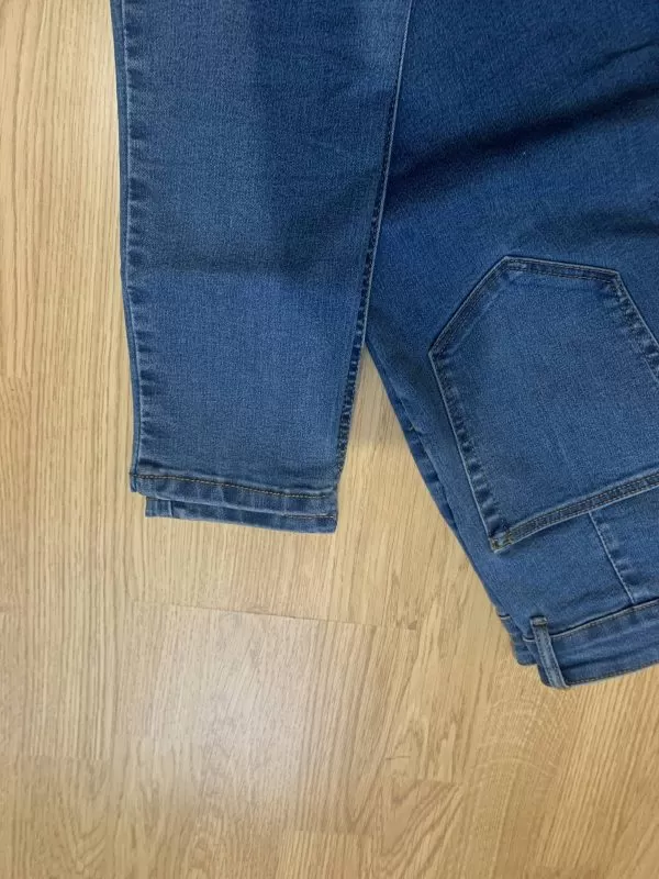 Blugi Pull&Bear EU 36 | Albastru, Lungi, Elastan - Image 5