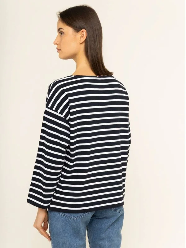 Bluză Tommy Hilfiger XS | Albastru, Normal, Bumbac - Image 3