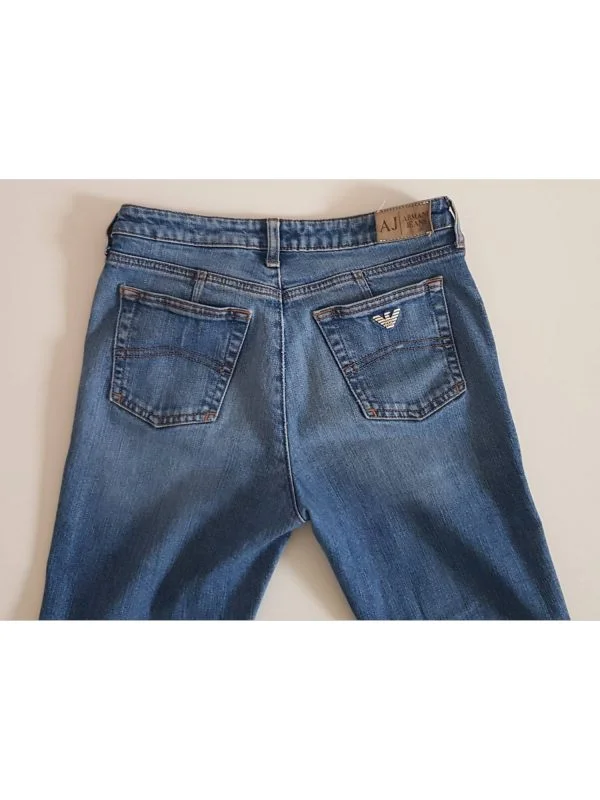 Blugi Armani Exchange S | Bleu, Lungi, Bumbac - Image 3