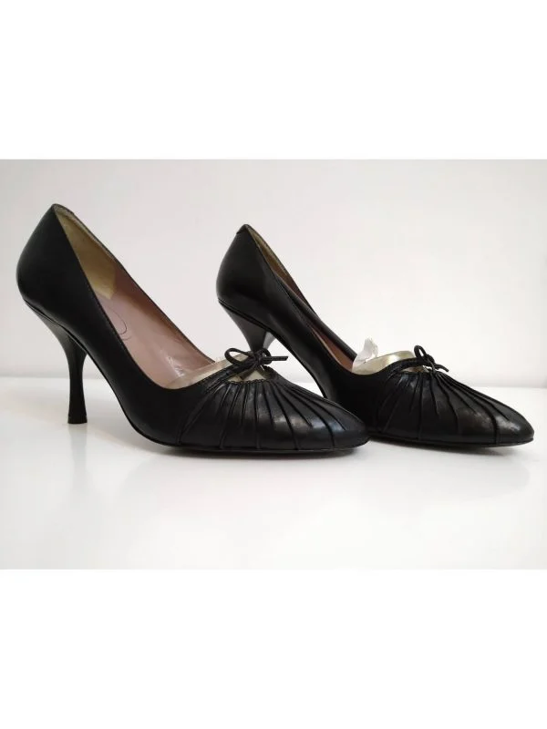 Pantofi cu toc înalt NINE WEST EU 38.5 | Negru, Piele naturală - Image 5