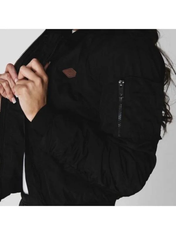Geacă bomber LEE COOPER EU 38 | Negru, Fără glugă, Poliester - Image 2