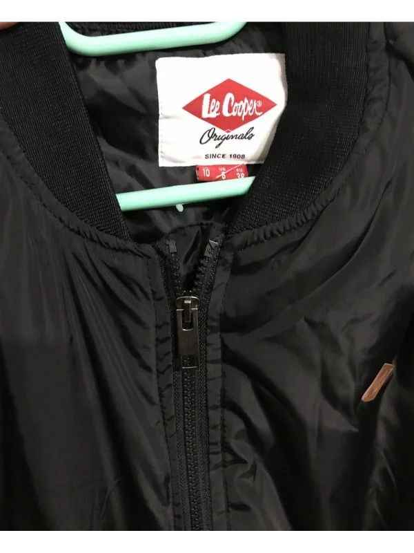 Geacă bomber LEE COOPER EU 38 | Negru, Fără glugă, Poliester - Image 3
