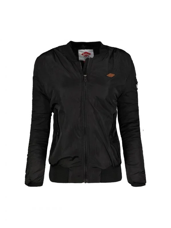 Geacă bomber LEE COOPER EU 38 | Negru, Fără glugă, Poliester
