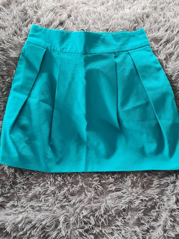 Fustă Zara EU 38 | Turcoaz, Mini - Image 3