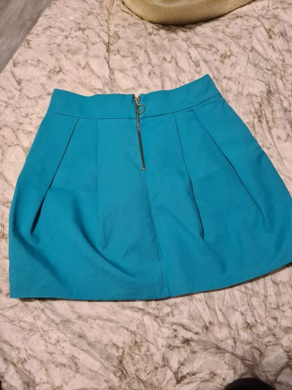 Fustă Zara EU 38 | Turcoaz, Mini - Image 5