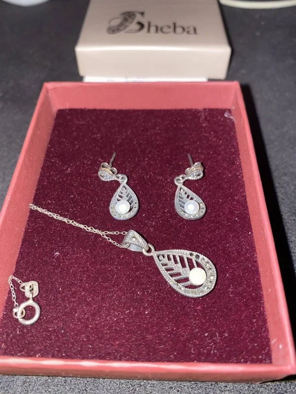 Cercei SHEBA JEWELERY | Alb - Image 4