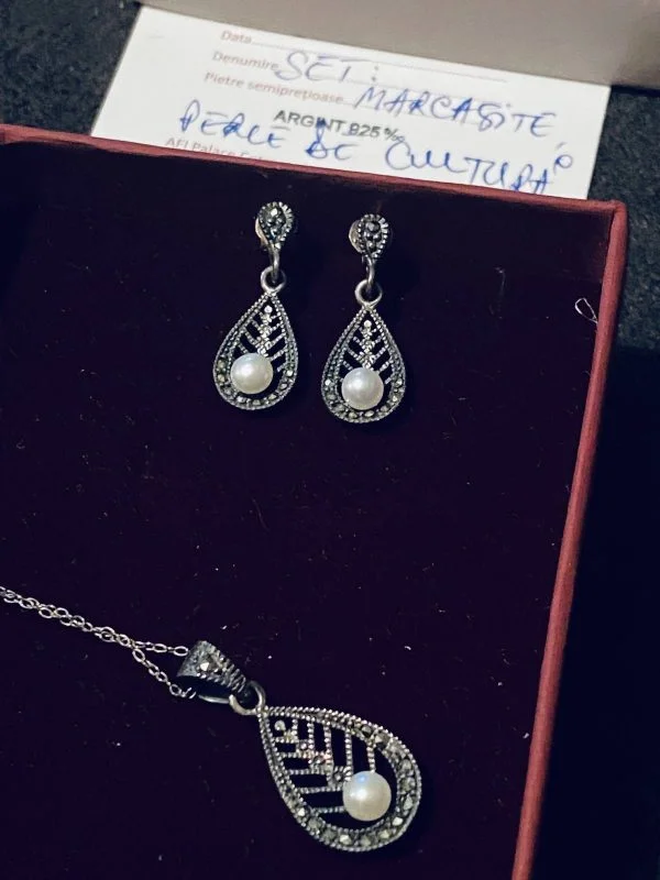 Cercei SHEBA JEWELERY | Alb - Image 5