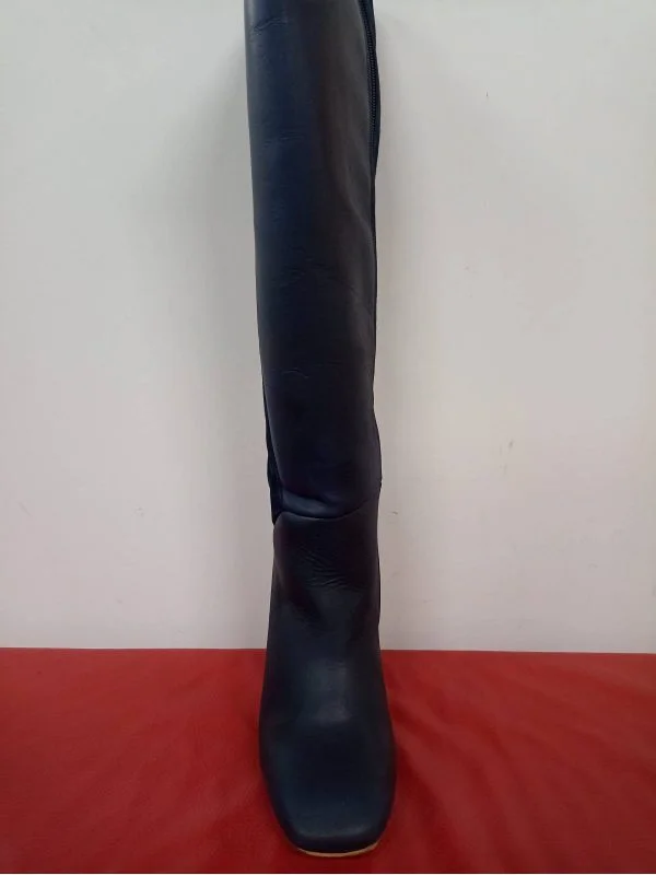 Cizme MILA S. EU 37 | Albastru, Piele naturală - Image 7