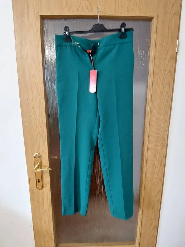 Pantaloni ATMOSPHERE FASHION EU 40 | Verde, Lungi, Poliester - Image 8