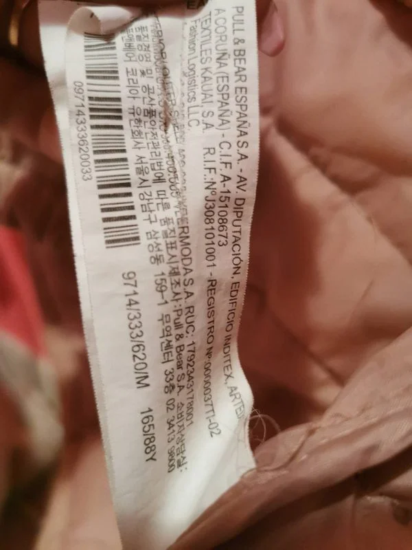 Geacă matlasată Pull&Bear M | Roz, Fără glugă, Pânză - Image 7