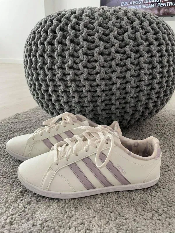 Sneakers adidas EU 37 | Alb, Piele ecologică - Image 6