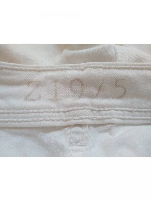 Blugi Zara EU 36 | Alb, Lungi, Bumbac - Image 7