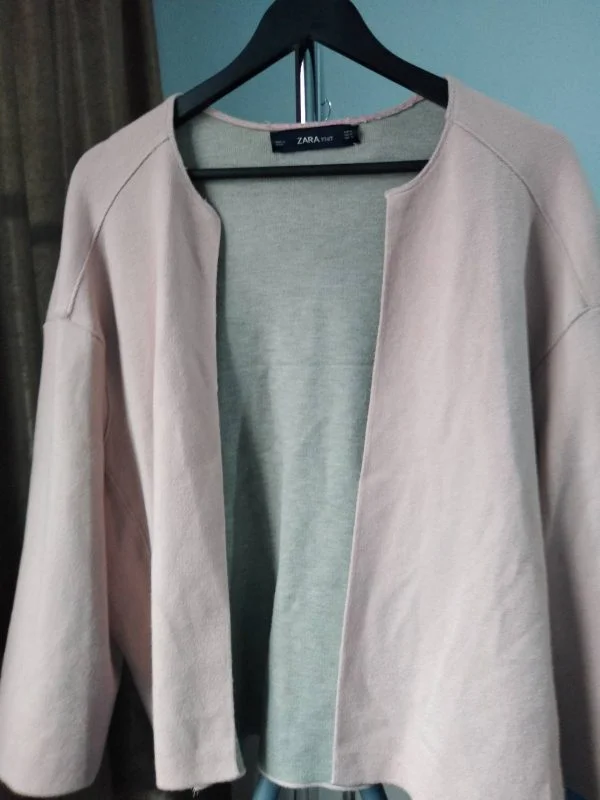 Pulover Zara M | Roz, Normal, Regular fit, Vâscoză - Image 4
