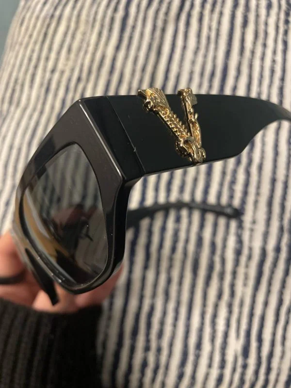 Ochelari de soare Versace | Negru - Image 7