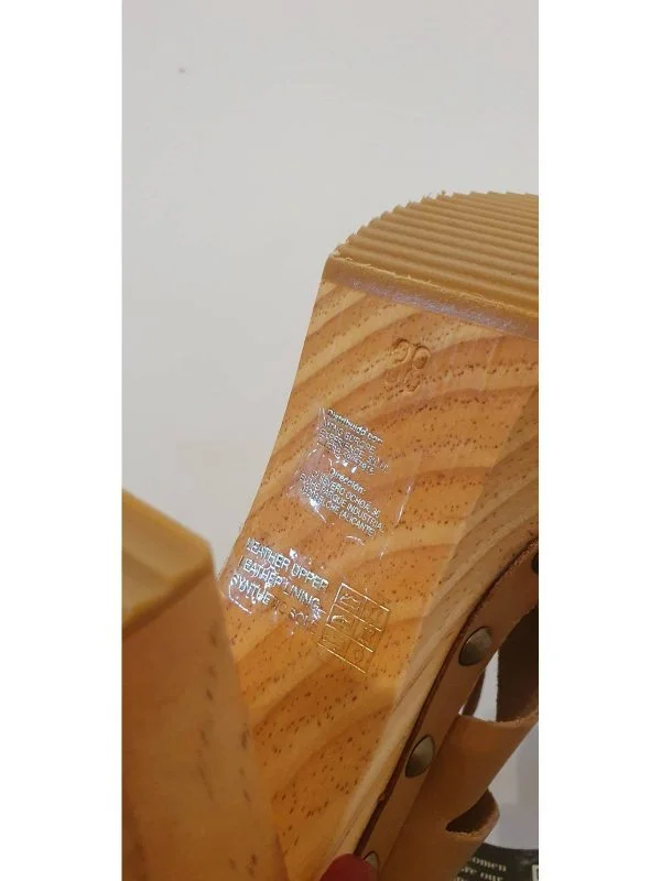 Sandale cu toc SIXTYSEVEN EU 38 | Crem, Piele naturală - Image 5