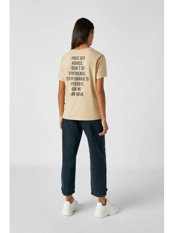 Top Pull&Bear XS | Bej, Normal, Bumbac - Image 4