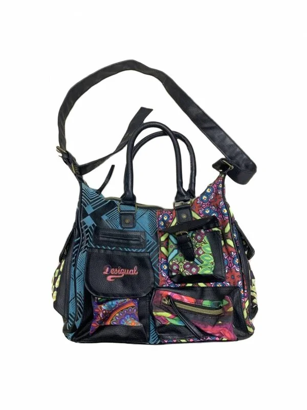 Geantă de umăr Desigual | Multicolor, Piele ecologică