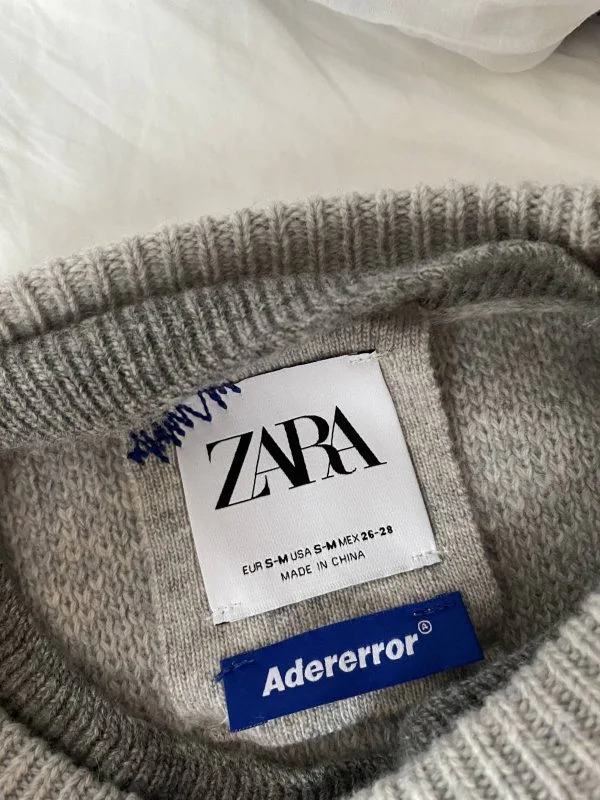Pulover Zara S-M | Gri, Normal, Regular fit, Lână - Image 7