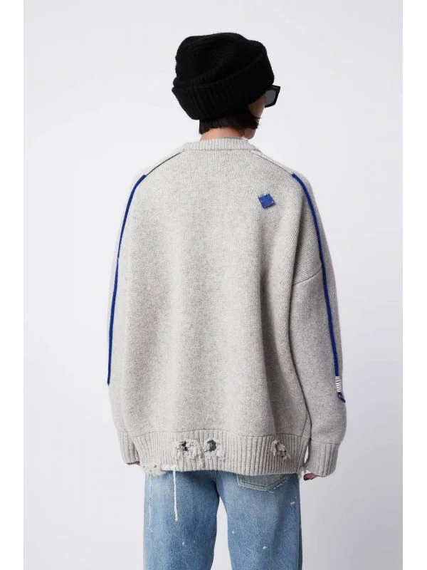 Pulover Zara S-M | Gri, Normal, Regular fit, Lână - Image 5