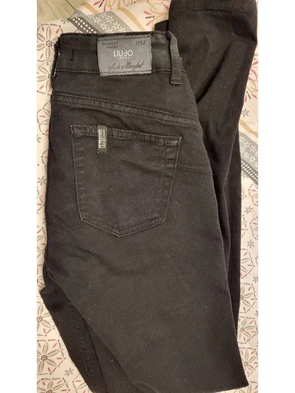 Blugi Liu•Jo XS | Negru, Lungi, Denim - Image 3