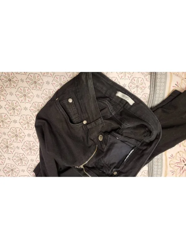 Blugi Liu•Jo XS | Negru, Lungi, Denim - Image 4