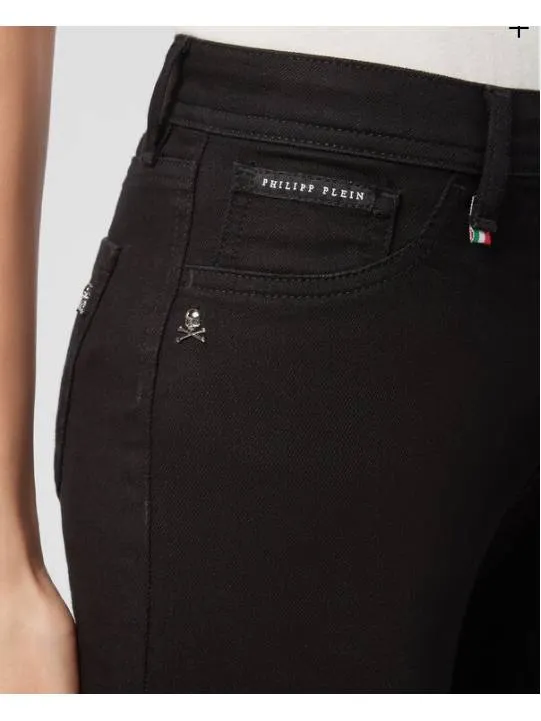 Blugi Philipp Plein S | Negru, Lungi, Denim - Image 4