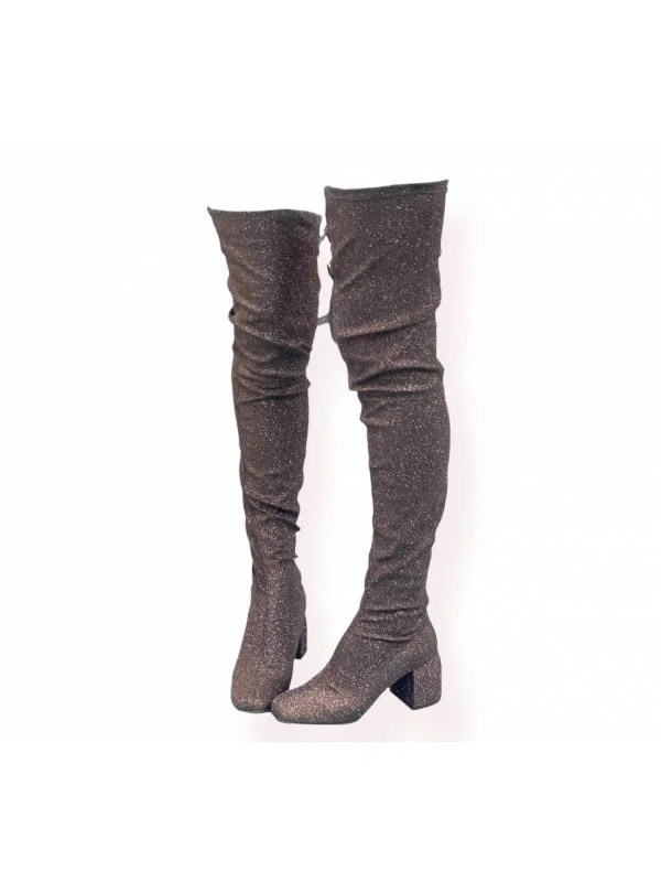Cizme H&M EU 37 | Cărămiziu, Poliamidă - Image 6