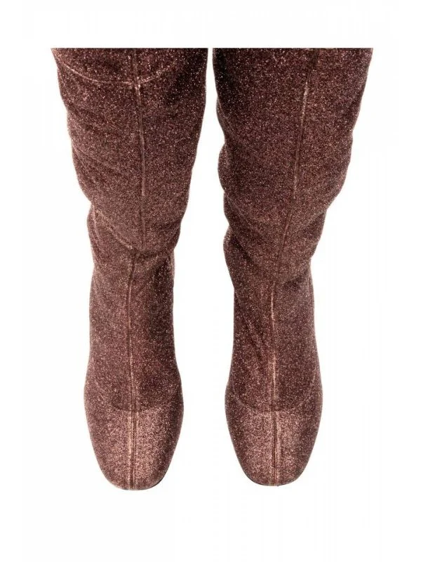 Cizme H&M EU 37 | Cărămiziu, Poliamidă - Image 2