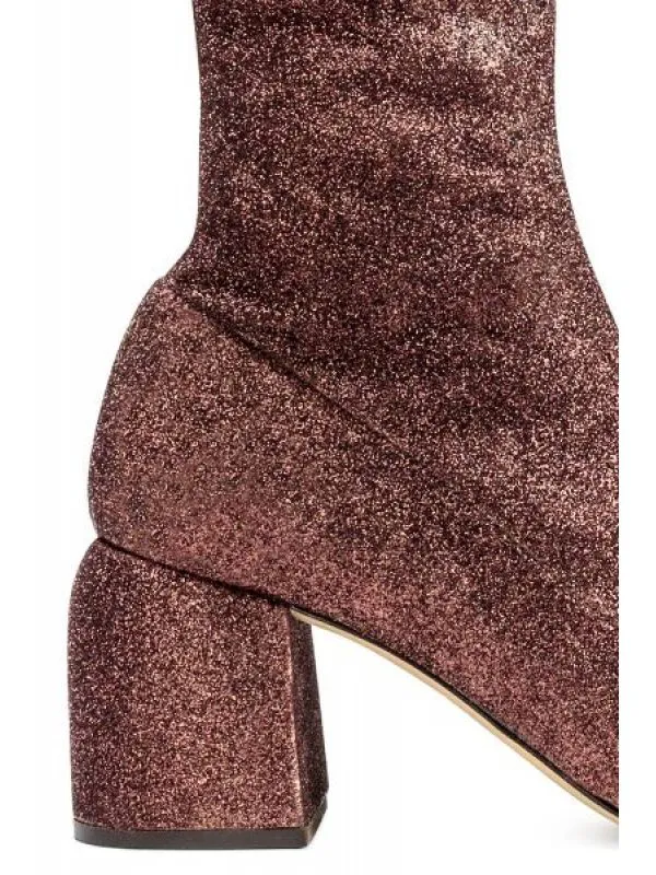 Cizme H&M EU 37 | Cărămiziu, Poliamidă - Image 3