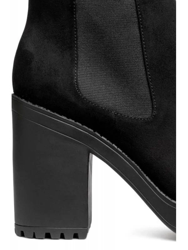 Ghete H&M EU 38 | Negru, Poliester - Image 3