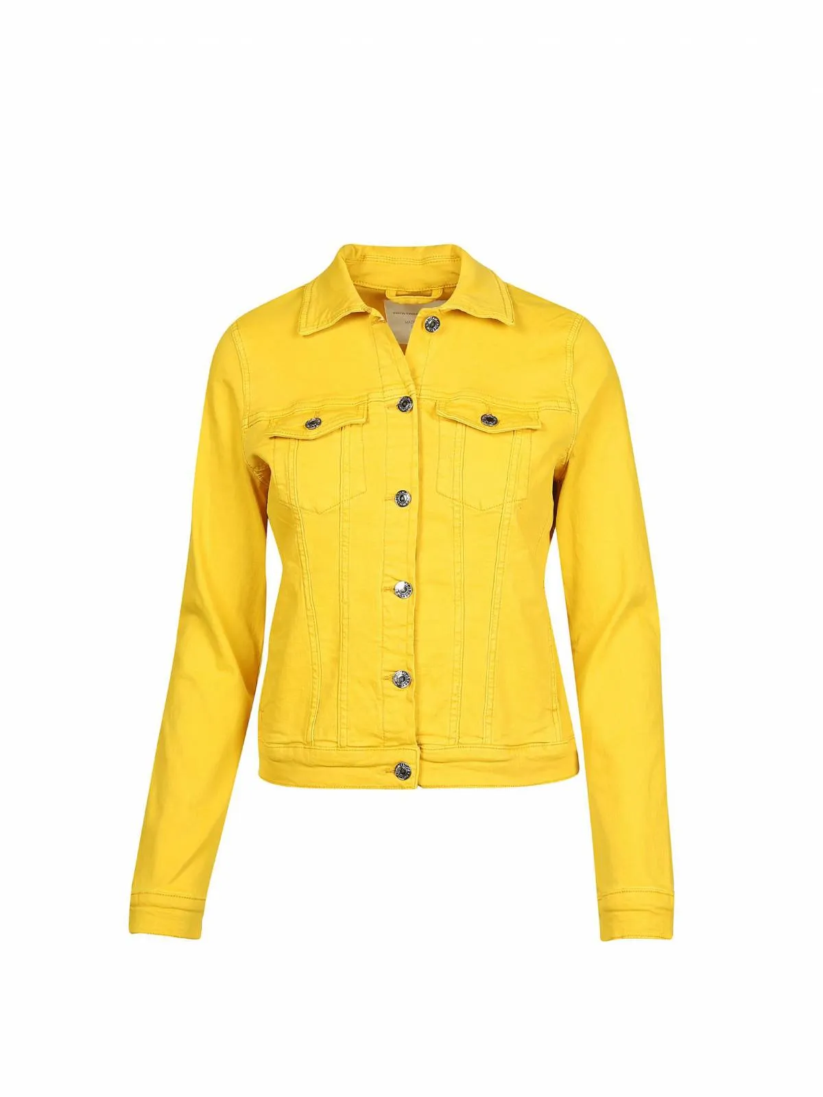 Geacă din denim Tom Tailor M | Galben, Fără glugă, Denim